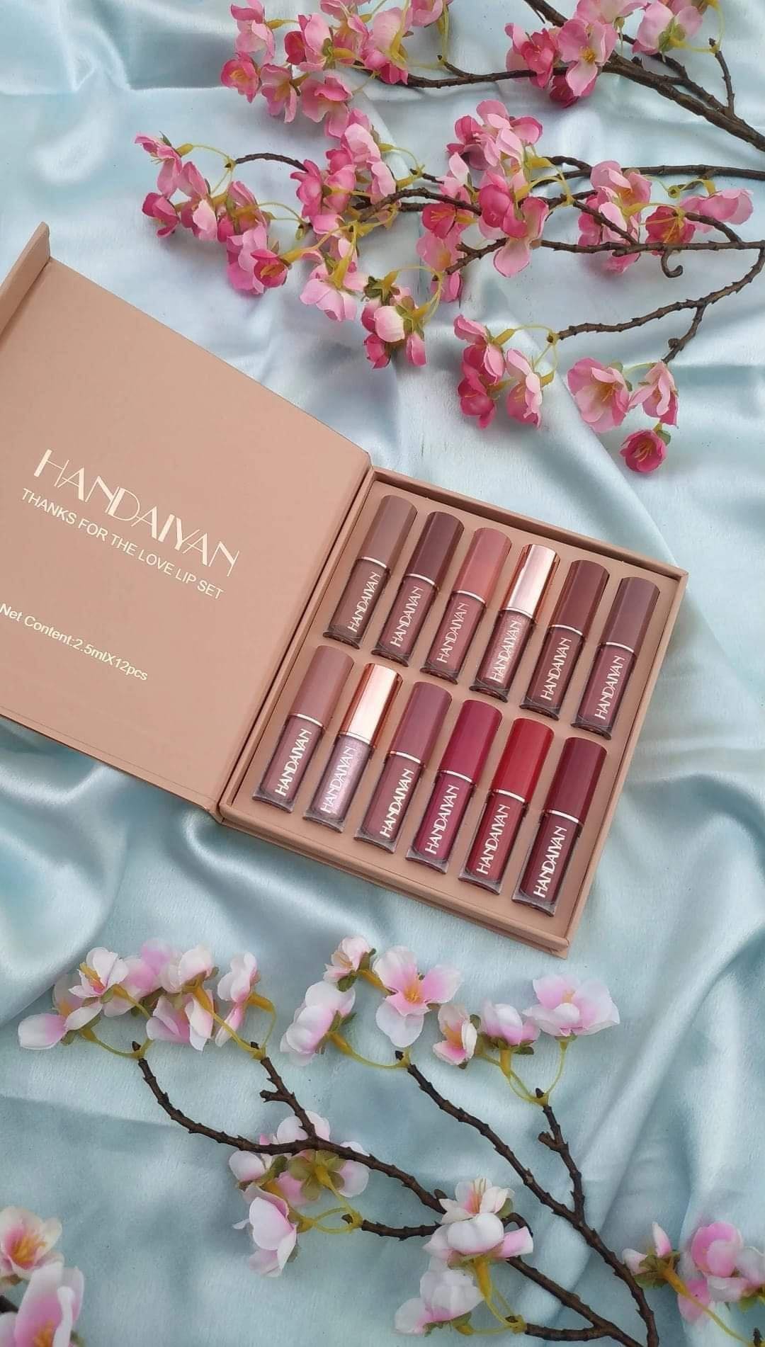 handiyan 12pcs lipstick set
