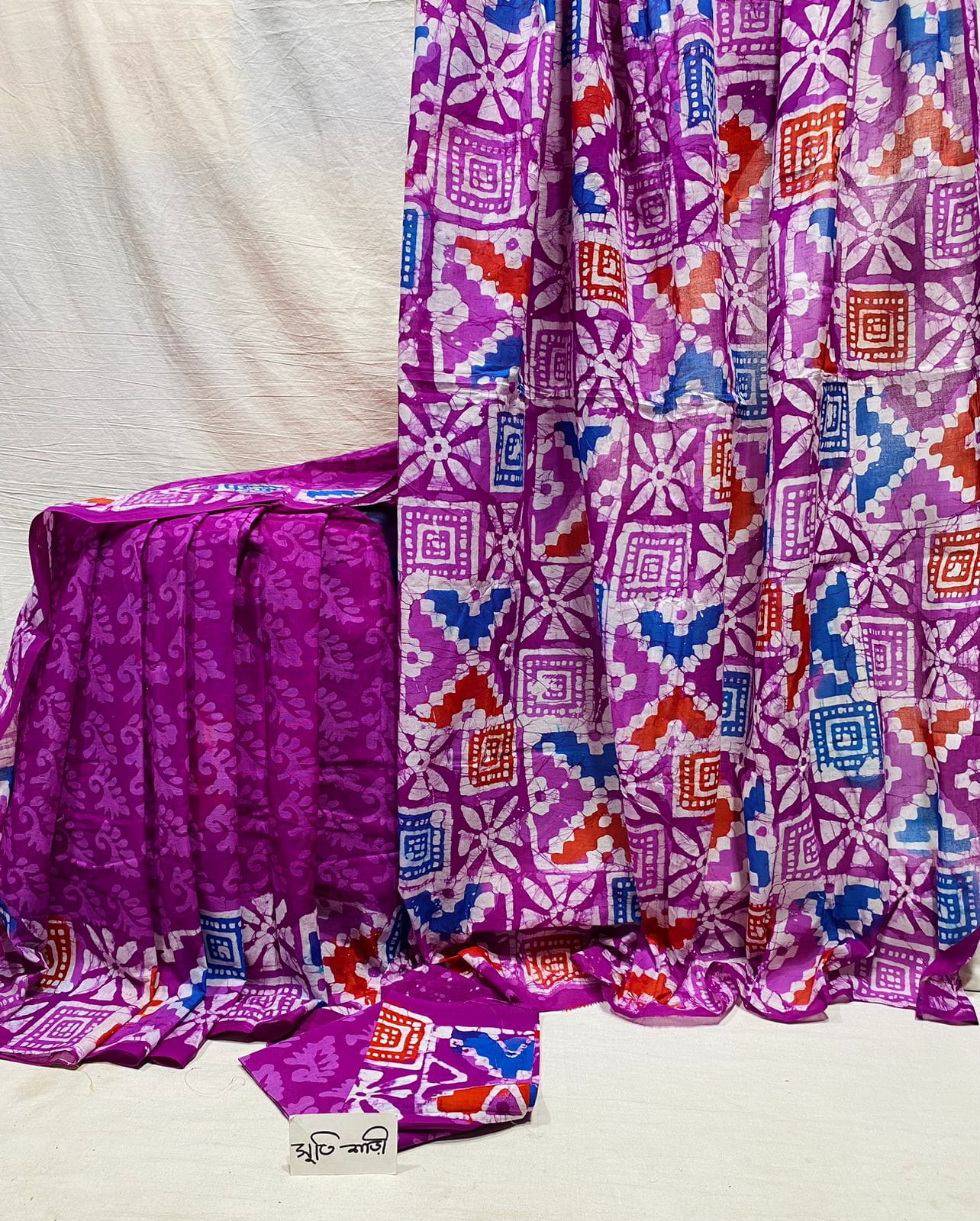 Cotton Batik Saree